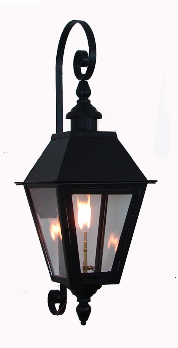 Ironman Pro Series All Steel Lantern French Quarter Style with London Top and Bottom Finials Premium S Scroll